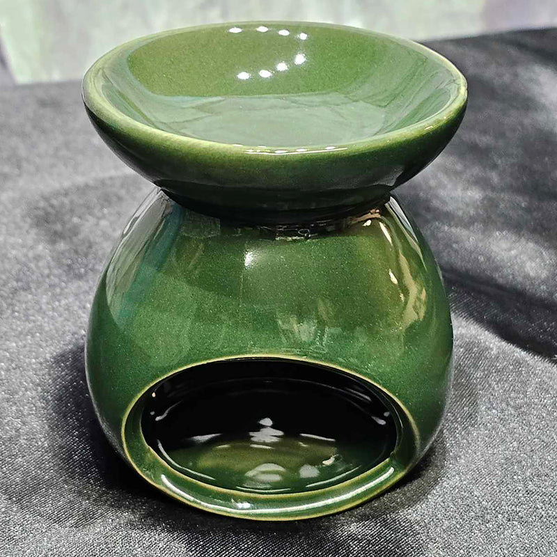 Ceramic Diffuser - Lotus - Green