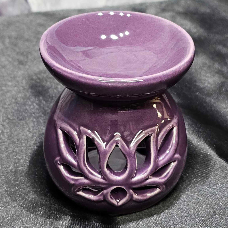 Ceramic Diffuser - Lotus - Purple