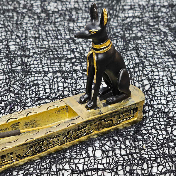 Polyresin Incense Holder - Anubis