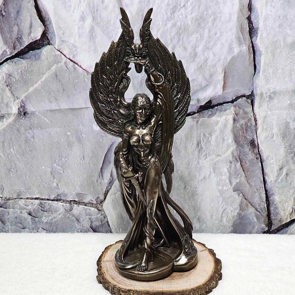 Celtic Morrigan War Goddess Statue - 12.25"