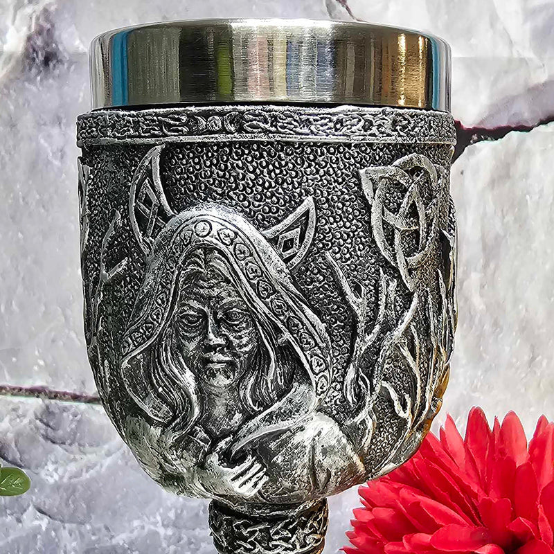 Triple Moon Goddess Chalice