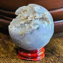 Sphere - Grape Agate 2"