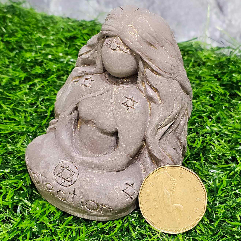 Gypsum Statue - Protection Goddess - 2.75" Tall