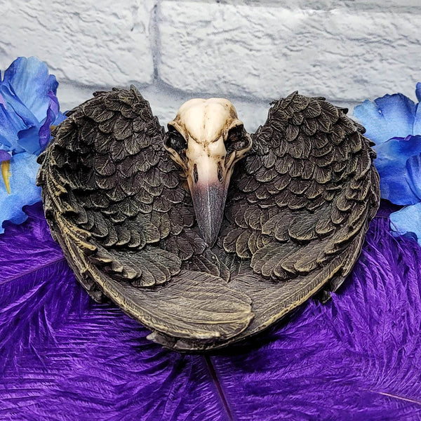 Raven Skull Dish
