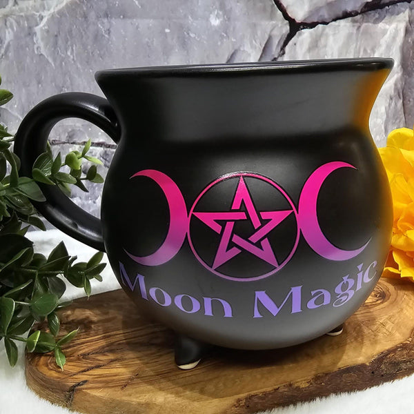 Tasse de chaudron magique de lune