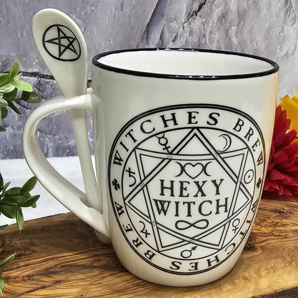 Ensemble tasse et cuillère Hexy Witch