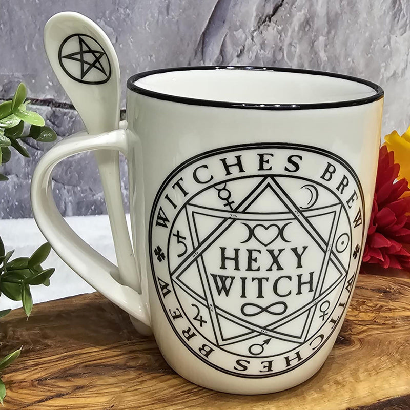 Hexy Witch Mug & Spoon Set