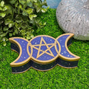 Boîte à bijoux triple lune