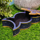 Boîte à bijoux triple lune