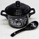 Soup Bowl / Serving Dish "Bat Broth " w/Spoon