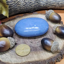 Palm Stone - Angelite - 2" x 2.5"