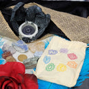 Kit de chakras en pierre énergisante brute avec pochette