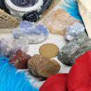 Kit de chakras en pierre énergisante brute avec pochette