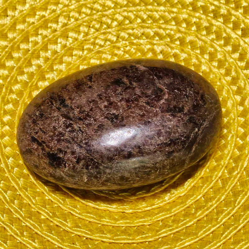 Palm Stone - Garnet 1.75" x 2.5" (Medium)