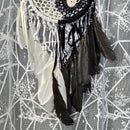 Attrape-rêves - Yin Yang tissé - 8" de diamètre