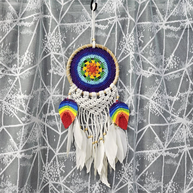 Dreamcatcher - Chakra Macrame- 6.5" Diameter