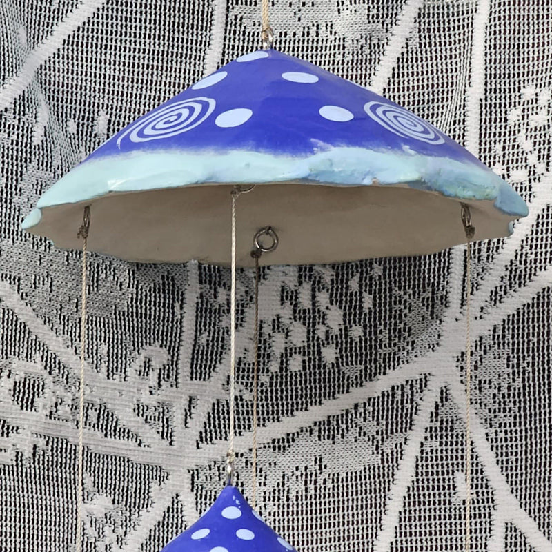 Wooden Windchime - Mushrooms