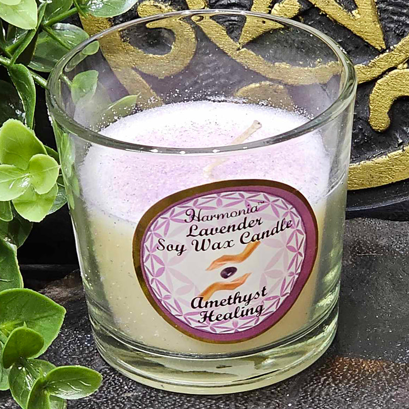 Harmonia Soy Gem Sand Votive Candle - Healing