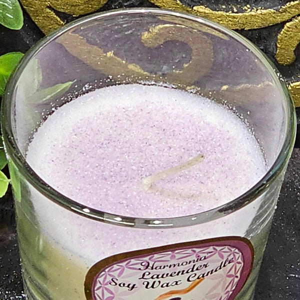 Harmonia Soy Gem Sand Votive Candle - Healing