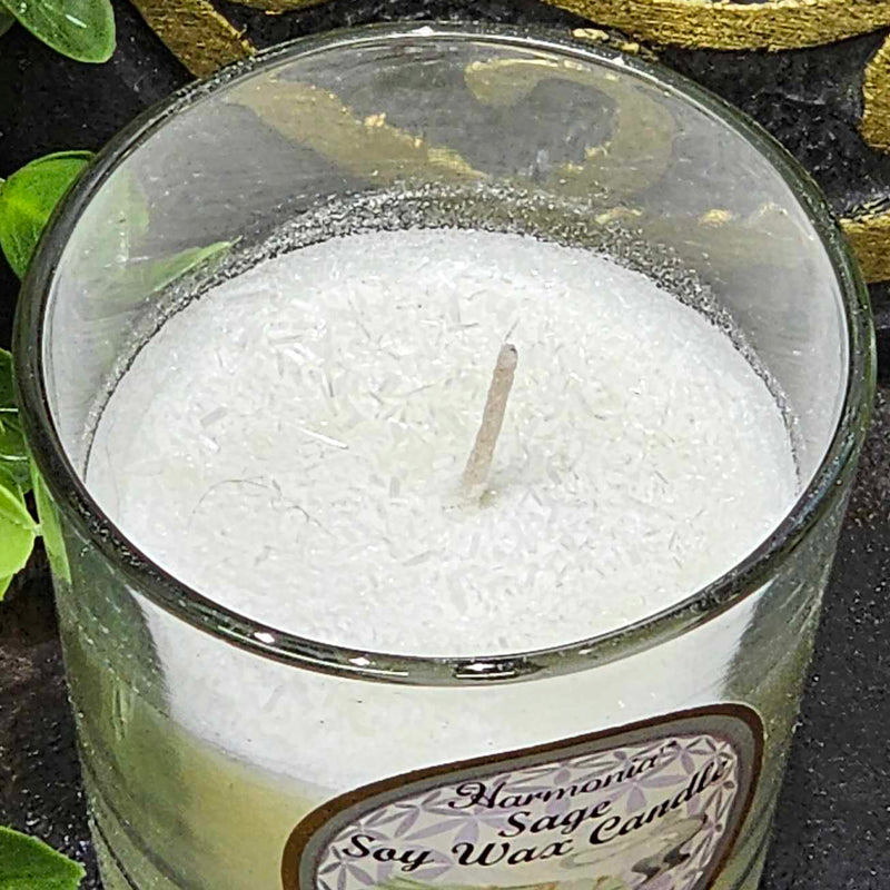 Harmonia Soy Gem Sand Votive Candle - Cleansing