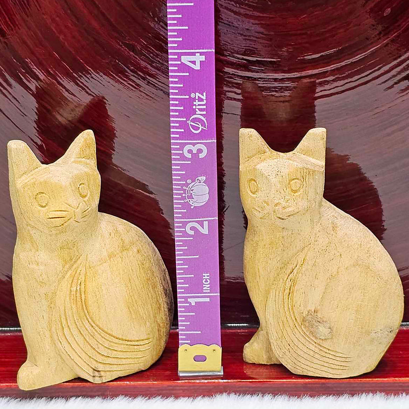 Palo Santo Cat Figurine 3"