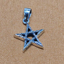 Celtic Night Pentacle Sterling Silver Pendant (0.75")
