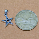 Celtic Night Pentacle Sterling Silver Pendant (0.75")