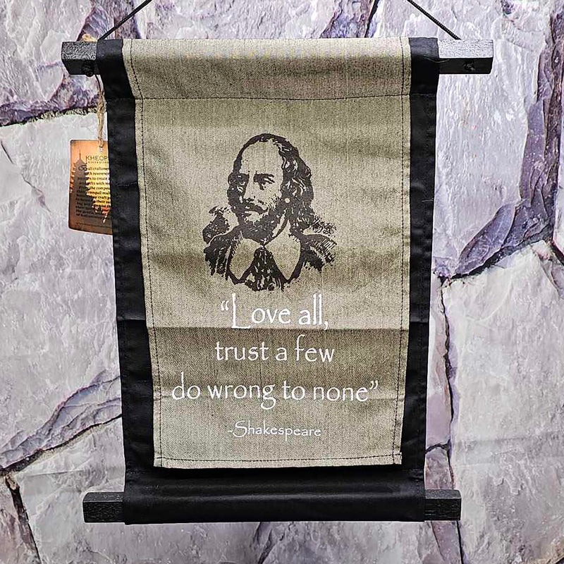 Shakespeare Wall Banner 11" x 16"