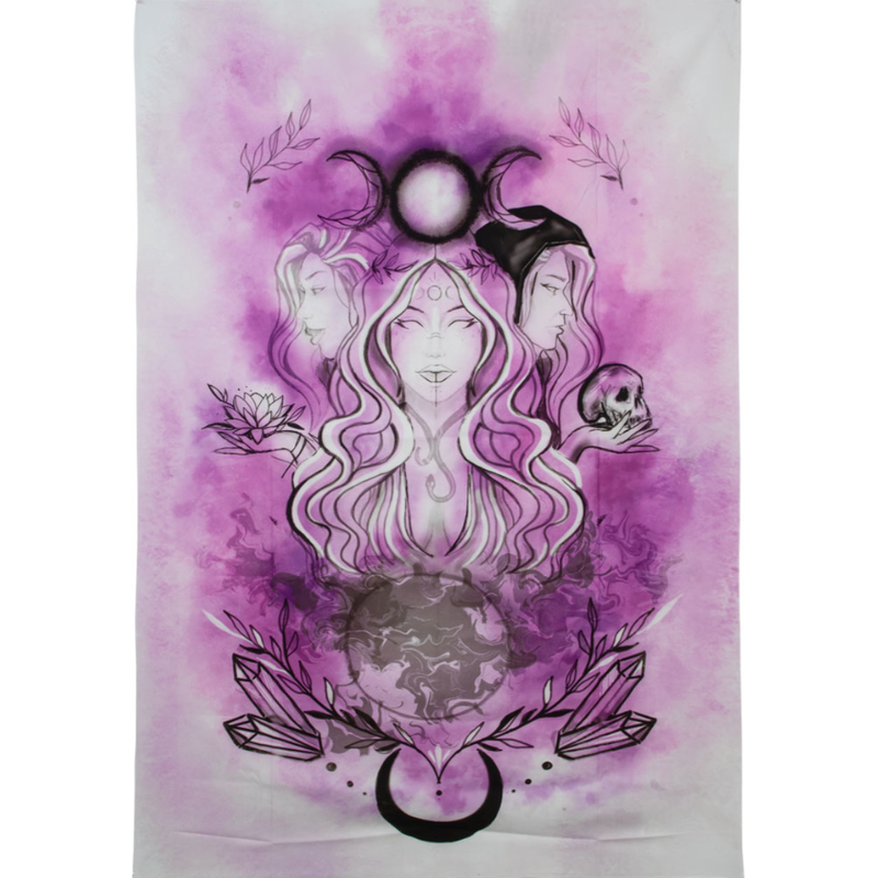 Tapestry - Triple Goddess (37" Wide x 61" High)