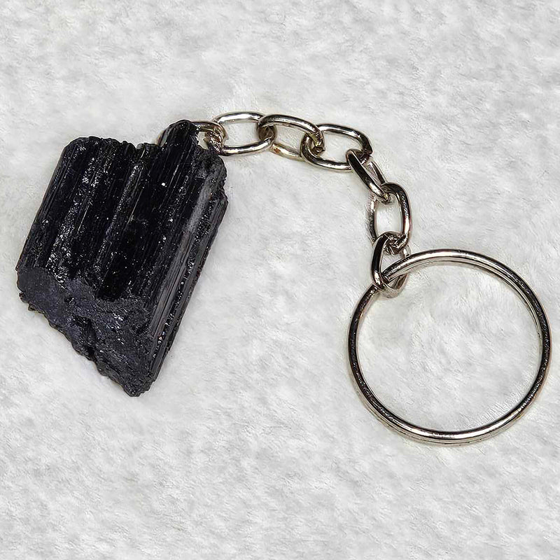 Porte-clés - Tourmaline noire brute (0,75"-1,5")