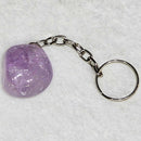 Keychain - Tumbled Stone - Amethyst - 0.75" to 1.5"