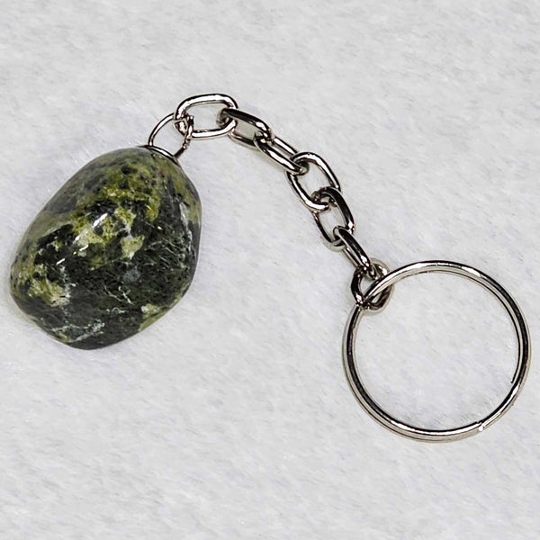 Keychain - Tumbled Stone - Nephrite Jade - 0.75" to 1.5"