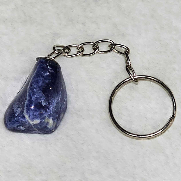 Keychain - Tumbled Stone - Sodalite - 0.75" to 1.5"