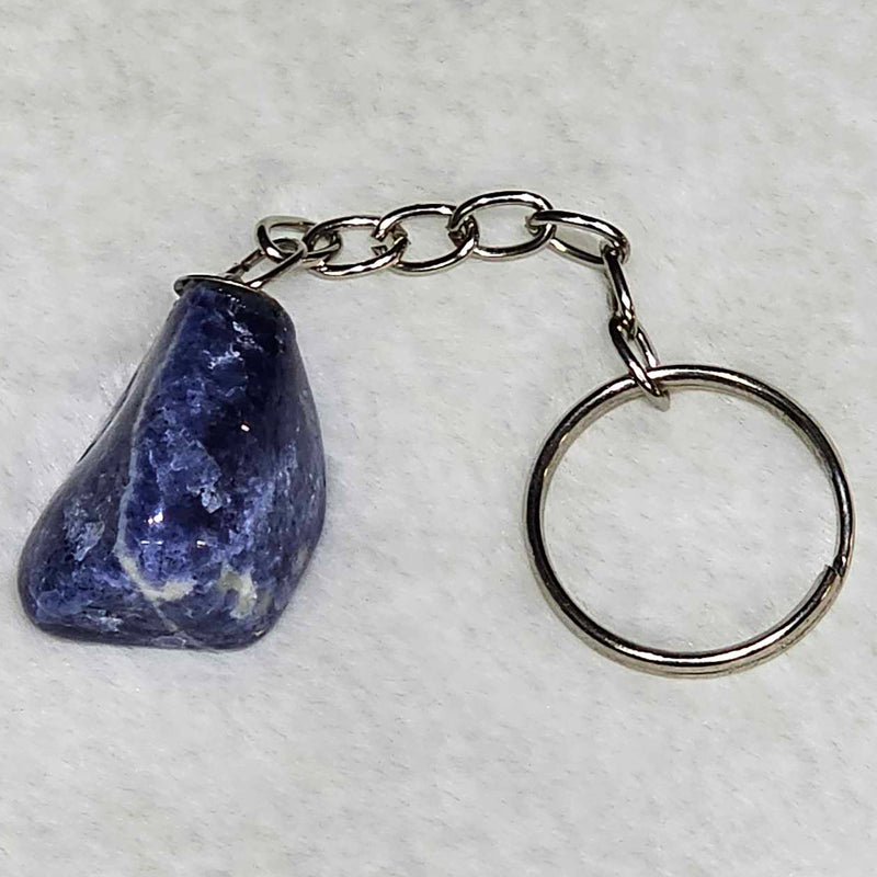 Keychain - Tumbled Stone - Sodalite - 0.75" to 1.5"