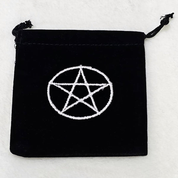 Sac en velours - Pentacle - 4" x 4"