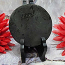 Black Tourmaline Coaster Set (2) - 3.5" Diameter