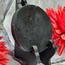 Black Tourmaline Coaster Set (2) - 3.5" Diameter