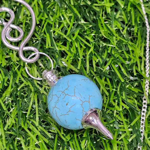 Pendulum - Turquoise Double Infinity Symbol Sephoroton