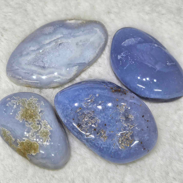Agate (Blue Lace) Tumbled Stone