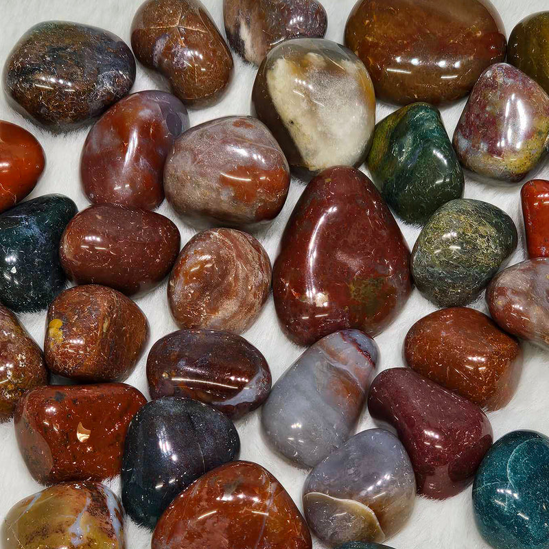 Fancy Jasper Tumbled Stone