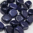Blue Goldstone Tumbled Stone