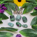 Ruby Zoisite Tumbled Stone