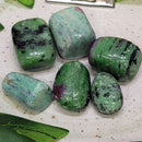Ruby Zoisite Tumbled Stone