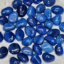 Pierre roulée onyx bleu