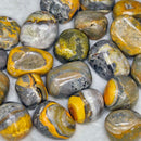 Bumble Bee Jasper Tumbled Stone