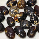 Amber Zebra Tumbled Stone