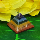 Pyramide - 25-30mm - 7 Chakras