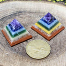 Pyramide - 25-30mm - 7 Chakras