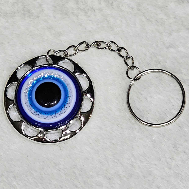 Keychain - Evil Eye Puffed Eye - 4.25" Long
