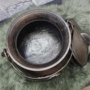 Chaudron - Fonte de qualité alimentaire 9,5" x 8" avec Pentacle